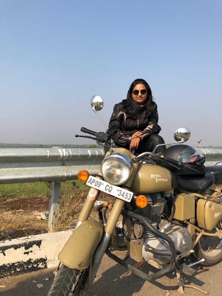 Jayabharathi Hyderabad Bikerni Women Bike Rider