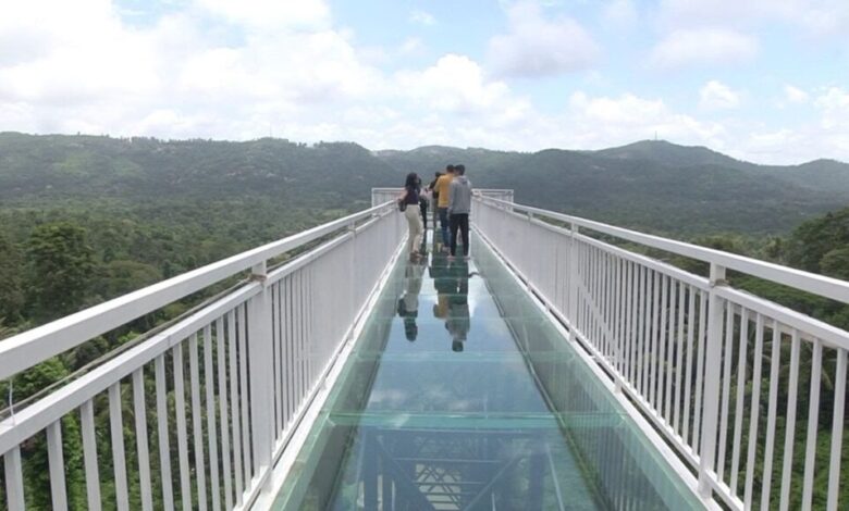 Karnataka's first 32 metre long glass Skywalk Bridge