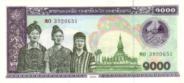 Lao or Laotian Kip
